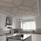 Ekena Millwork 66 56W x 66 56H x 14T Large Cameron Decorative Fretwork Wood Ceiling Panels, Red Oak CELW67X67X0250CAMRO - alternate 8